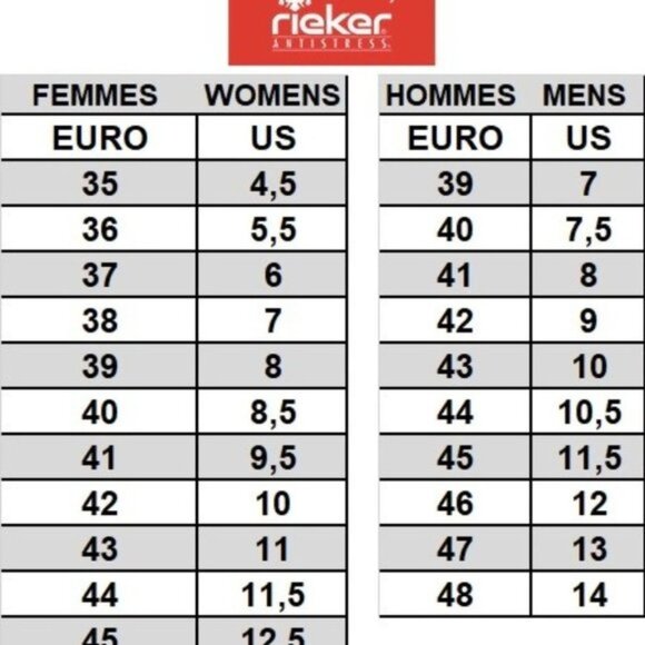 Rieker Men's Soeren 129 10 Shoes - Picture 7 of 8